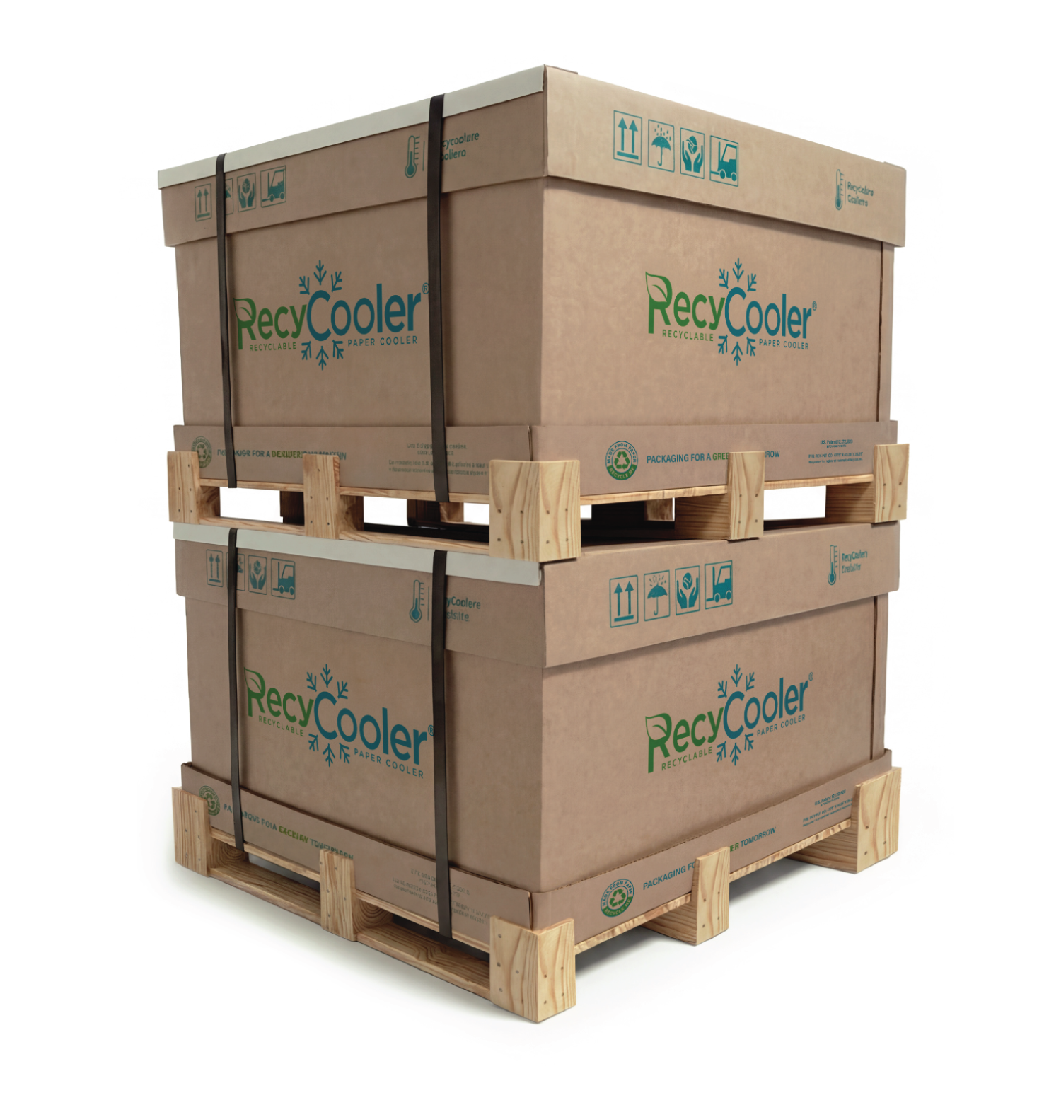 Recycooler® Bulk Shipper — palletized recyclable pallet shippers