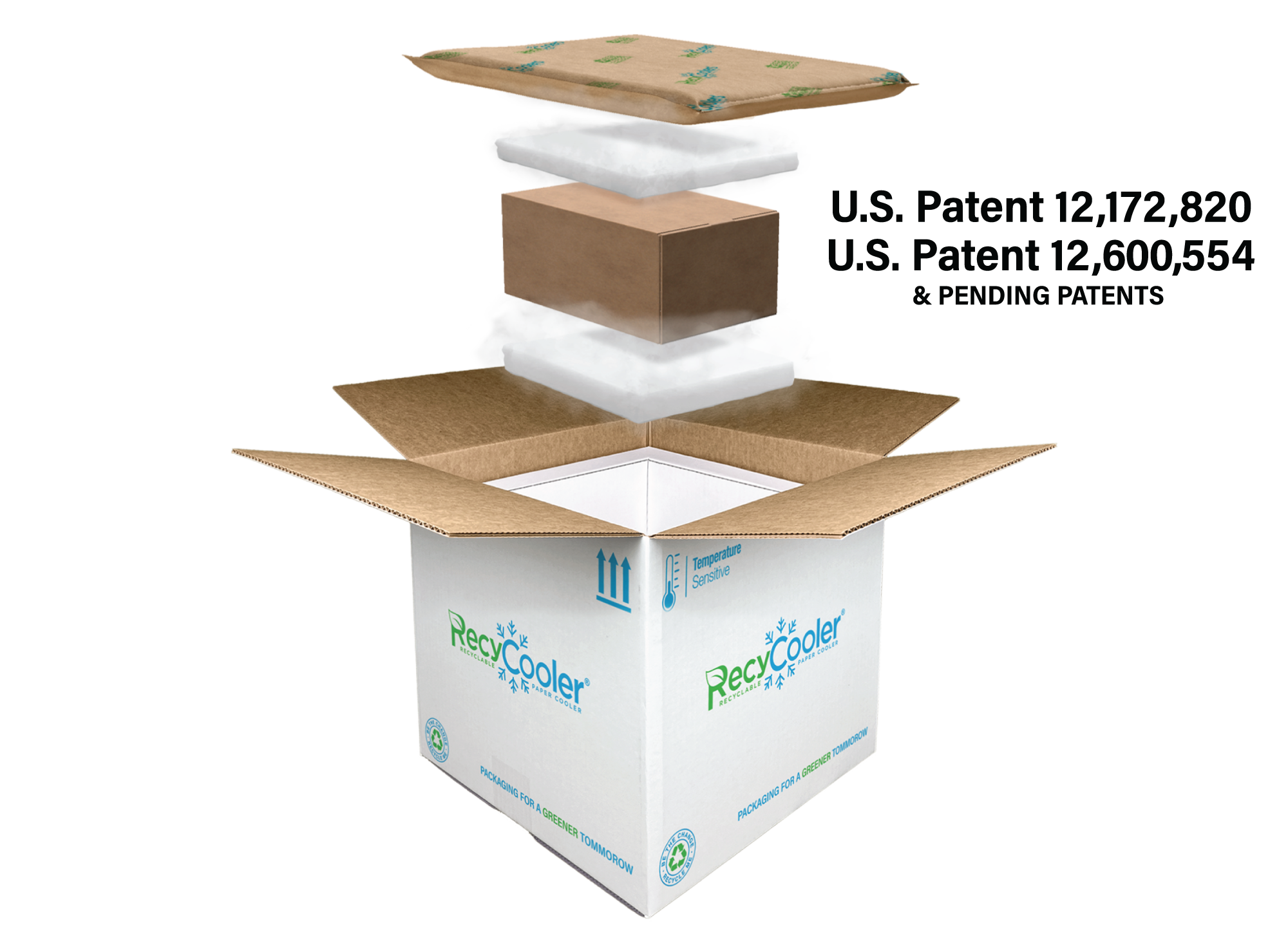 Recycoolers® parcel shipper — white