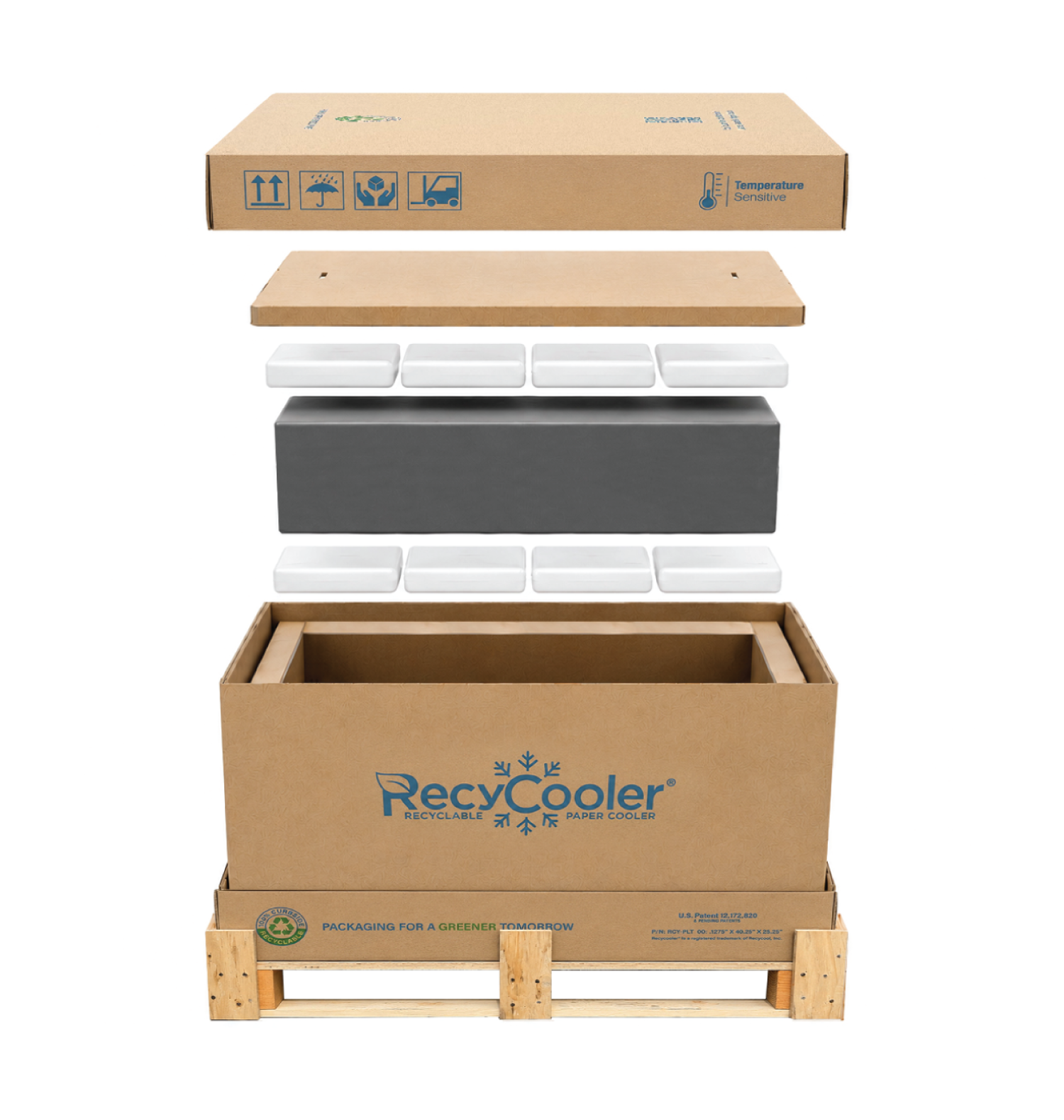 RecyCooler® Server Shipper — thermal and protective server packaging packout